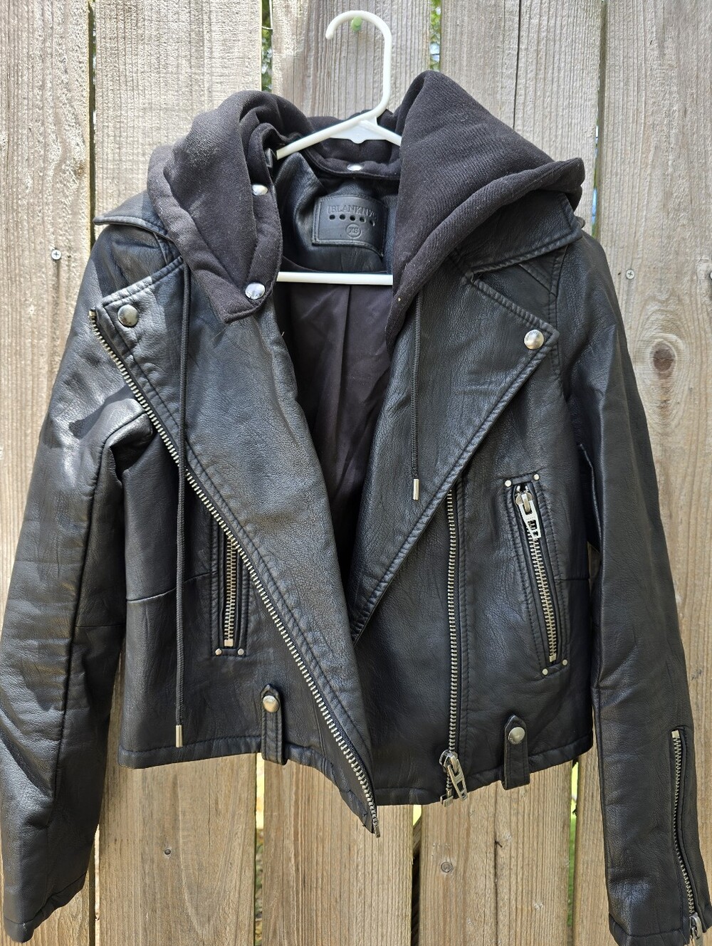 Blank Nyc Hooded Faux Leather Jacket - Picture 5 of 8